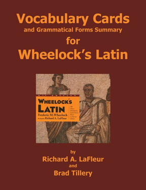 Image of cover of Vocabulary Cards for Wheelock's Latin.